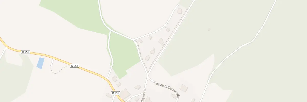 Plan de la Rue de Chevanne au Larderet