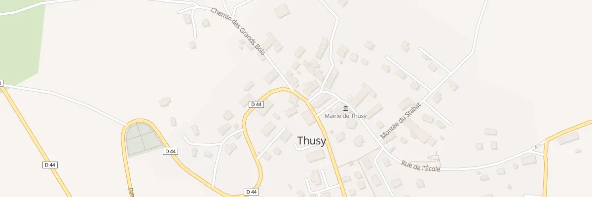 Plan du 7 Rte du Châtelard à Thusy
