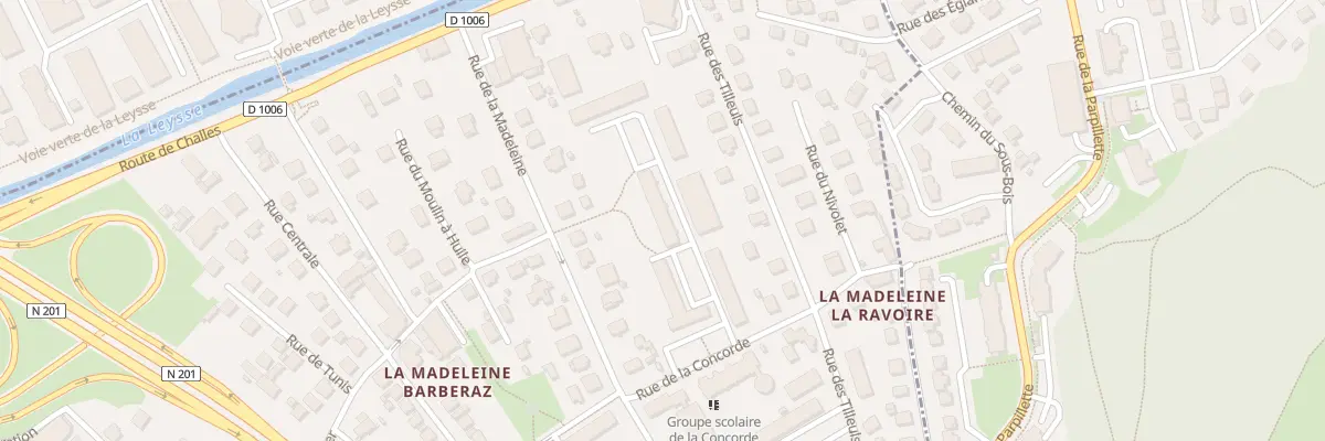 Plan du 19 Rue de la concorde à Barberaz