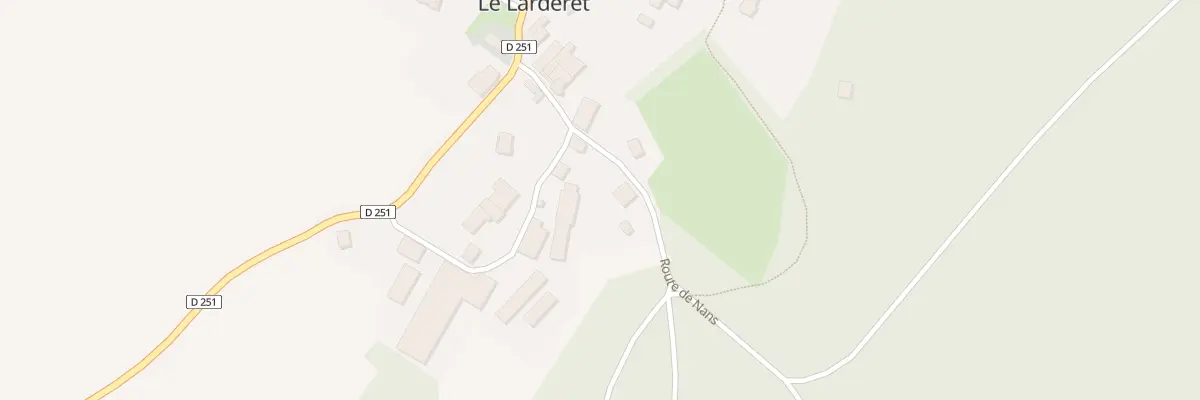Plan du 6 Rte des Nans au Larderet