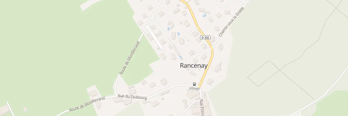 Plan du 11 Rte de Montferrand à Rancenay