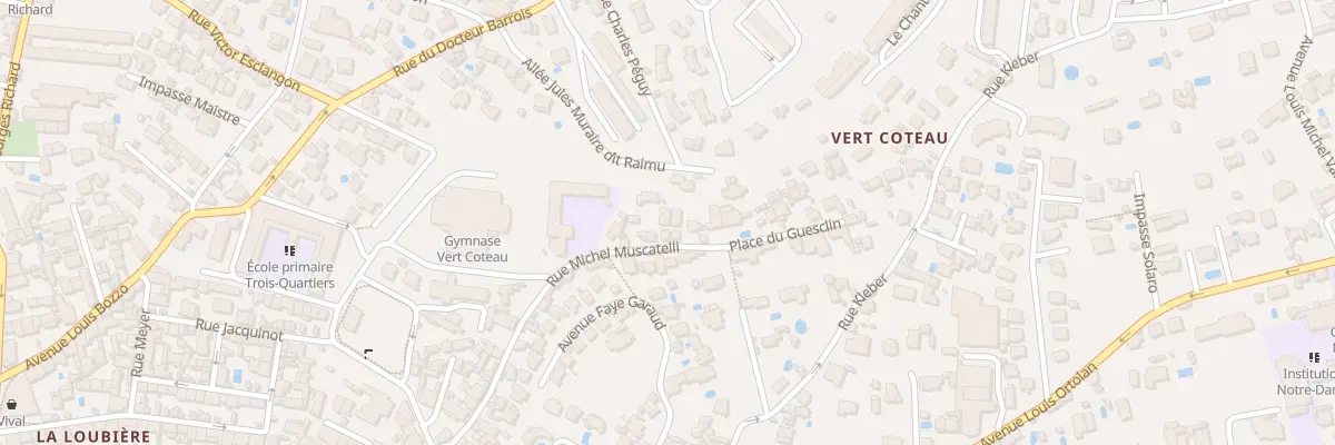 Plan du 22 Rue Michel Muscatelli à Toulon