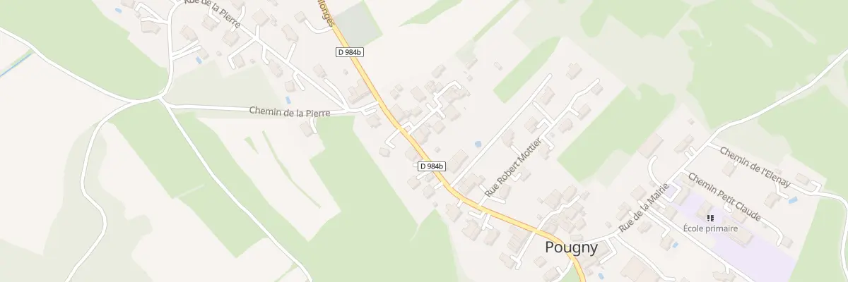 Plan du 10 All du Château à Pougny
