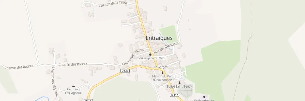 Plan du 48 Rue de l’Etillier à Entraigues