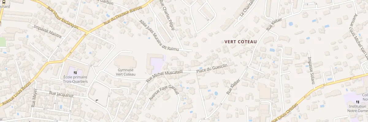 Plan du 24 Rue Michel Muscatelli à Toulon