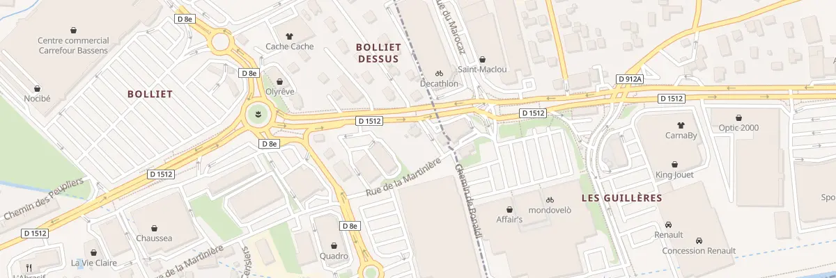 Plan du 1 Rue du Nivolet à Bassens