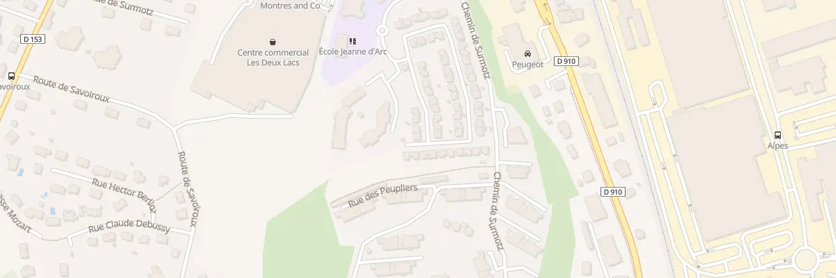 Plan du 3 Rue du Belvédère à Rumilly