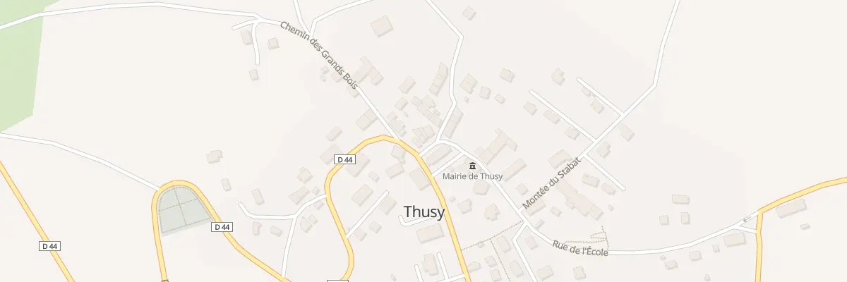 Plan du 9 Mte des Devins à Thusy