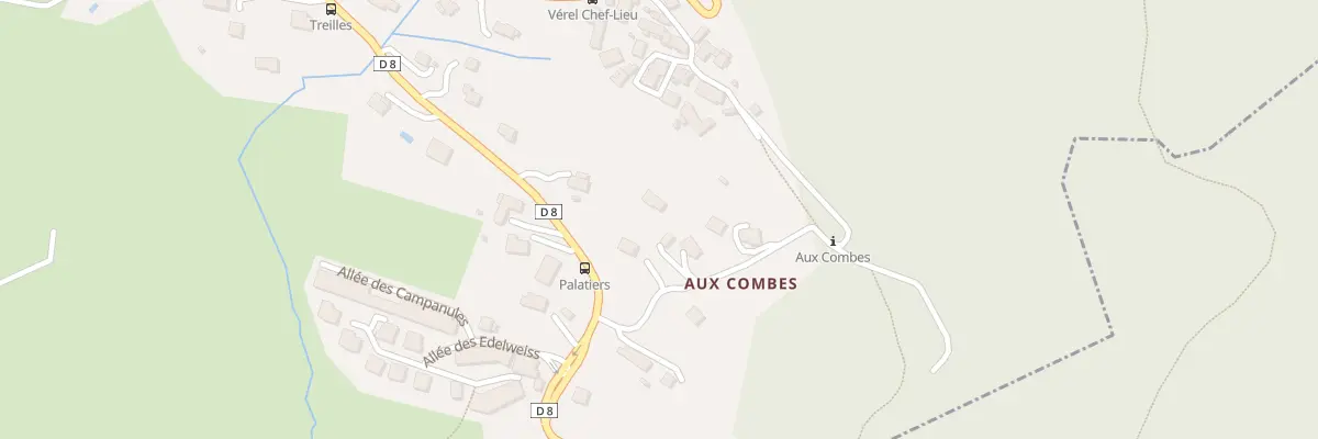 Plan du 115 Chem des Combes à Verel-Pragondran