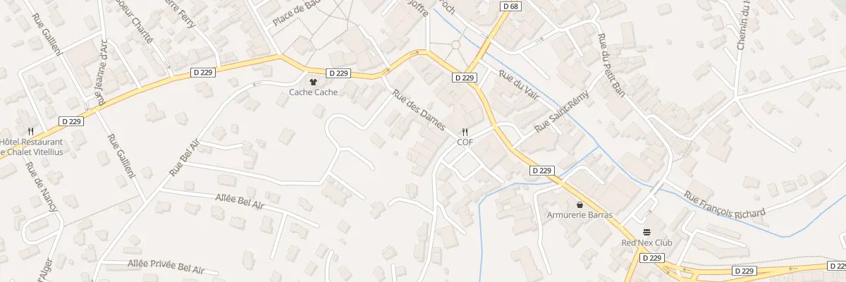 Plan du 22 Rue de Salomon à Vittel