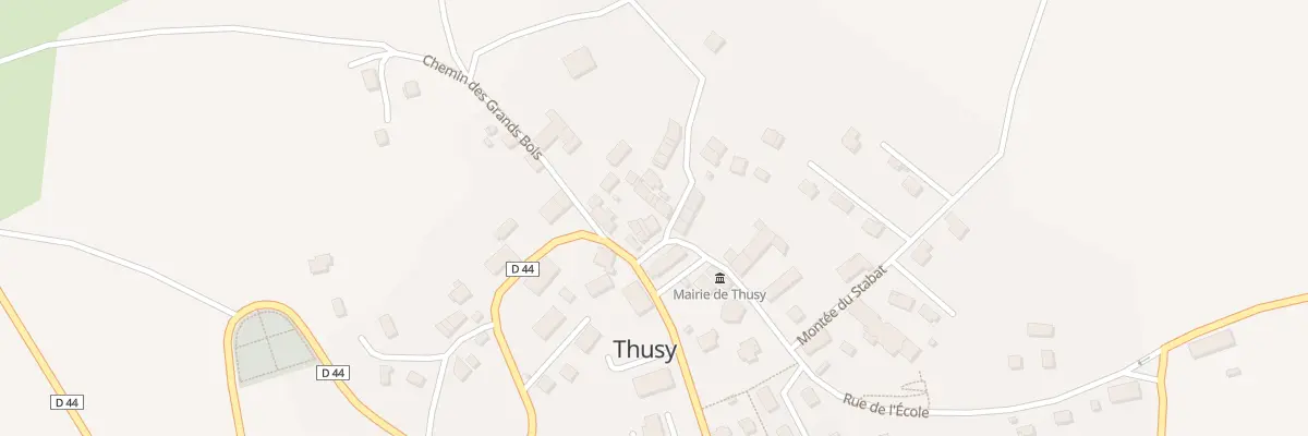 Plan du 21 Mte des Devins à Thusy