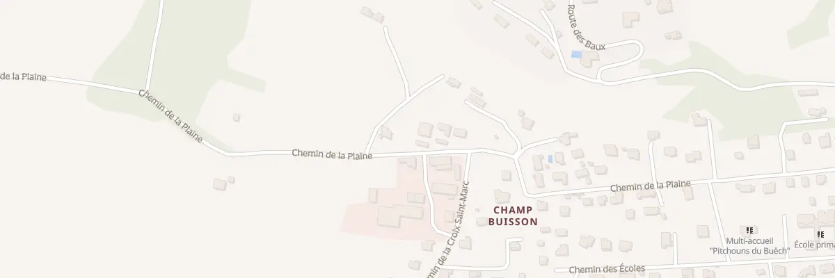 Plan du 670 Che de la Plaine à La Roche-des-Arnauds