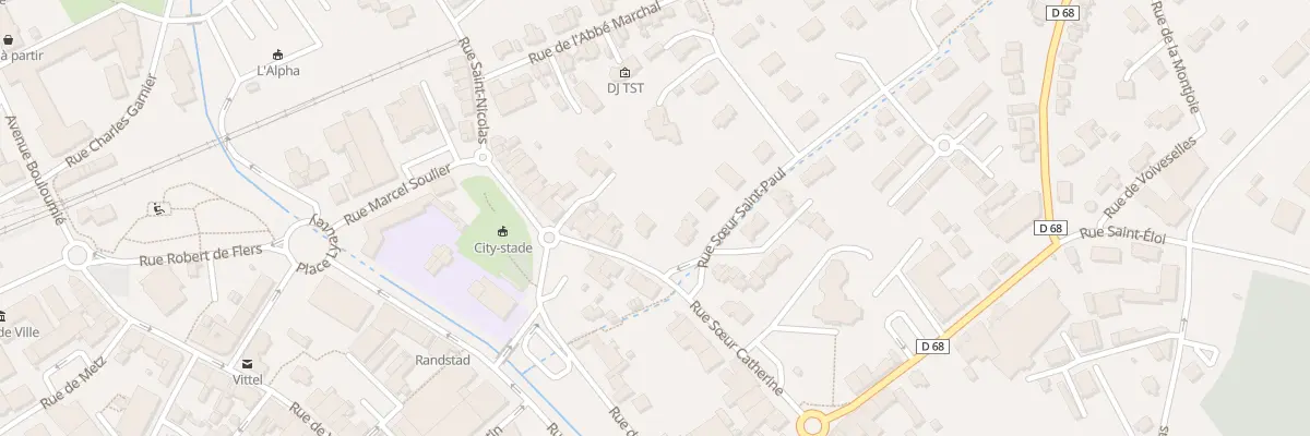 Plan du 65 Rue Soeur Catherine à Vittel