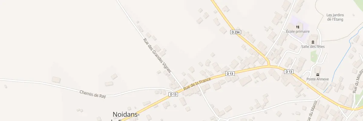 Plan du 20 Rue de la France à Noidans-le-Ferroux