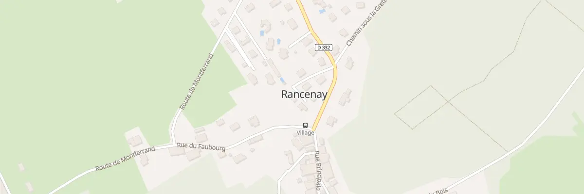 Plan du 3E Rue de Lavaux à Rancenay