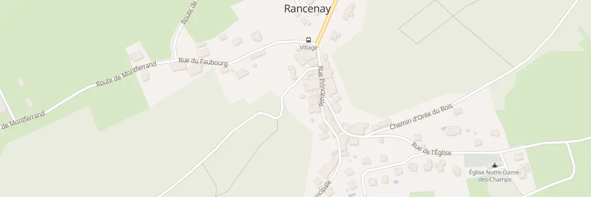 Plan du 10 Rue Principale à Rancenay