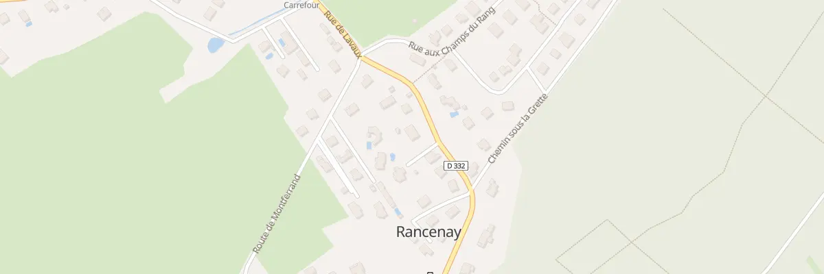 Plan du 11 Rue de Lavaux à Rancenay