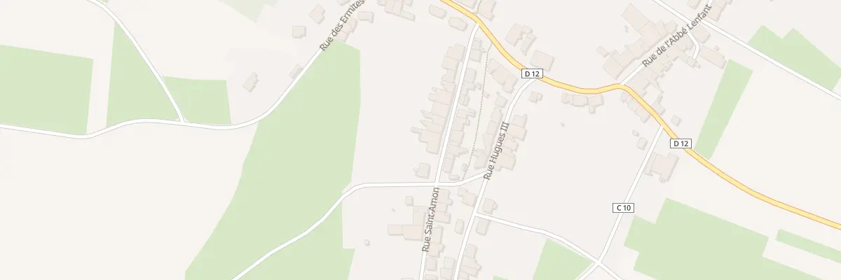 Plan du 20 Rue Saint Amon à Favières