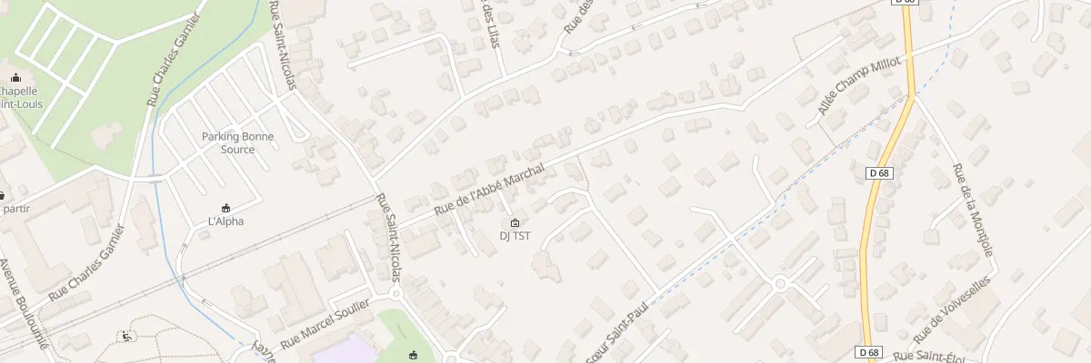 Plan du 130 Rue de l’Abbé Marchal à Vittel