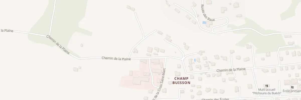 Plan du 660 Che de la Plaine à La Roche-des-Arnauds