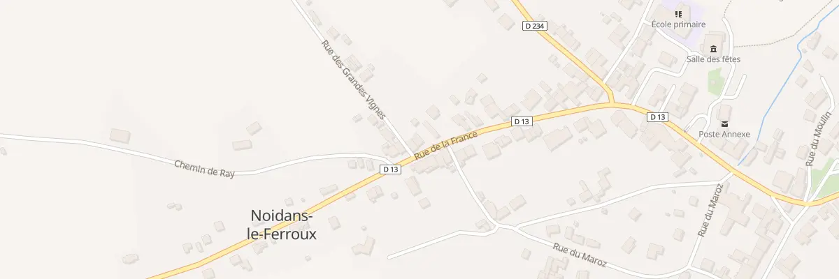 Plan du 24 Rue de la France à Noidans-le-Ferroux