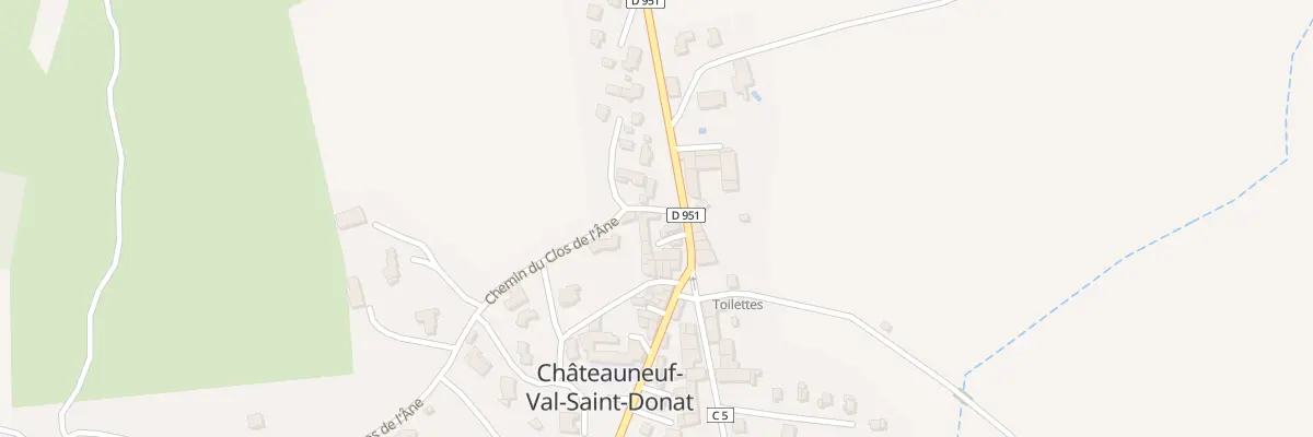 Plan du 5102 Le Village à Châteauneuf-Val-Saint-Donat