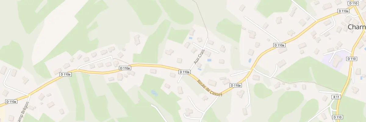 Plan du 30 Rte de Cessey à Charnay