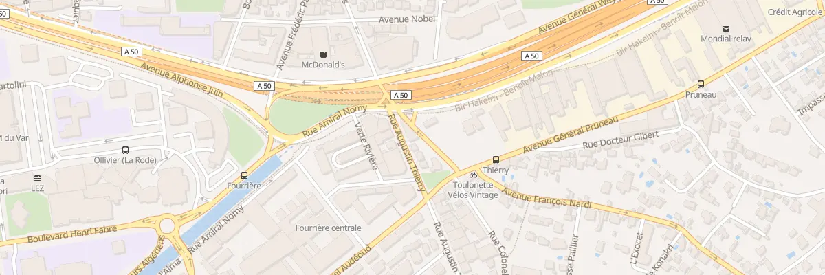 Plan du 39 Rue Augustin Thierry à Toulon