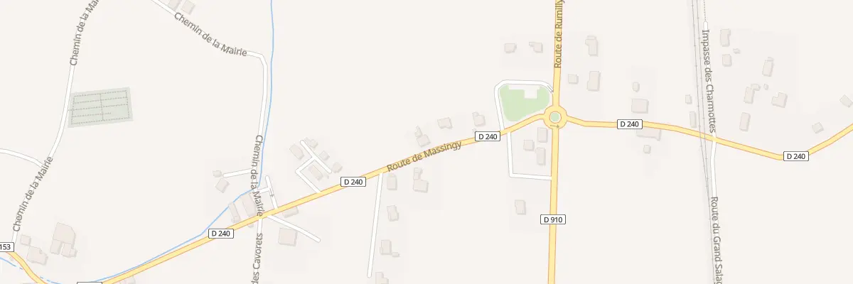 Plan du 140 Rte de Massingy à Bloye
