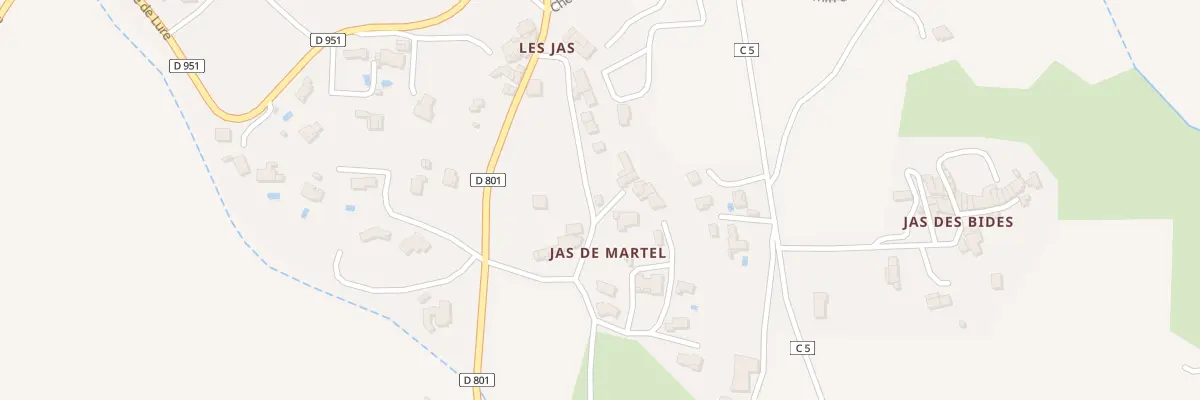Plan du 7082 Le Jas de Martel à Châteauneuf-Val-Saint-Donat
