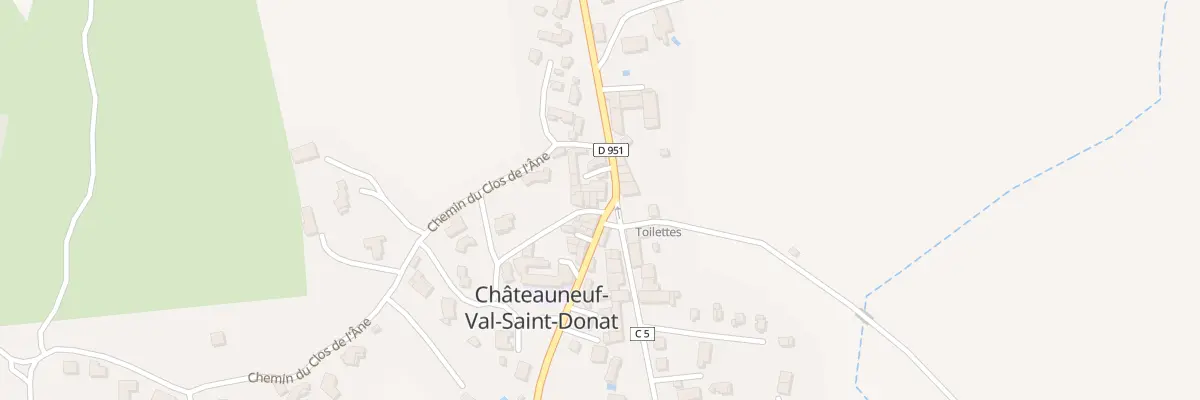 Plan du 5098 Le Village à Châteauneuf-Val-Saint-Donat
