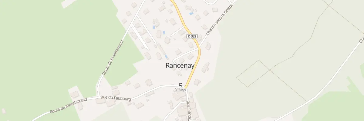 Plan du 3B Rue de Lavaux à Rancenay