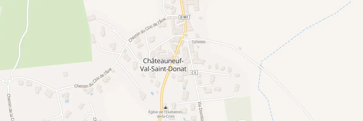 Plan du 5081 Le Village à Châteauneuf-Val-Saint-Donat