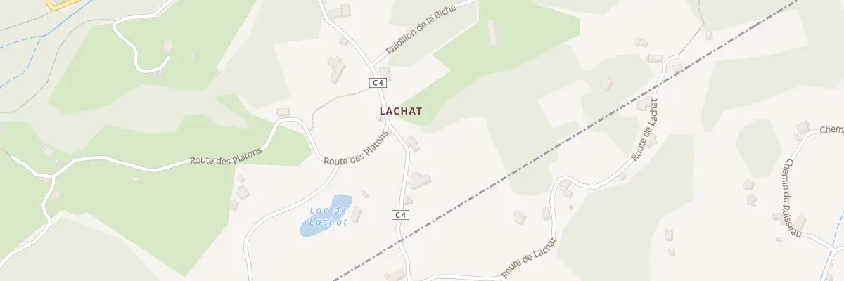 Plan du 5343 Lachat à Apremont