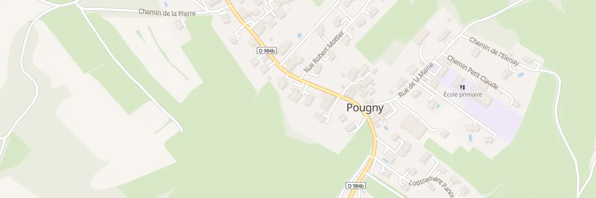 Plan du 105 Rte de Collonges à Pougny