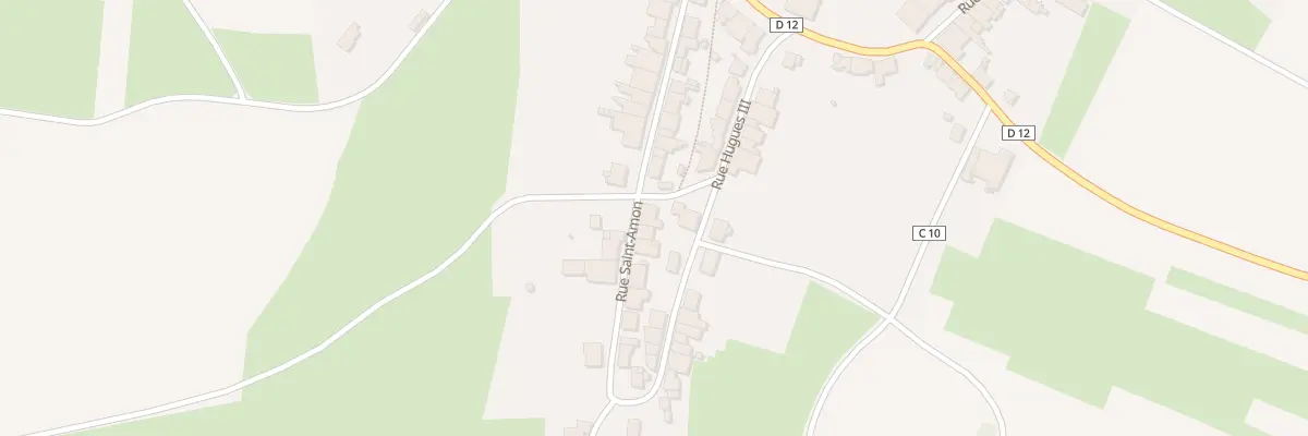 Plan du 27 Rue Saint Amon à Favières