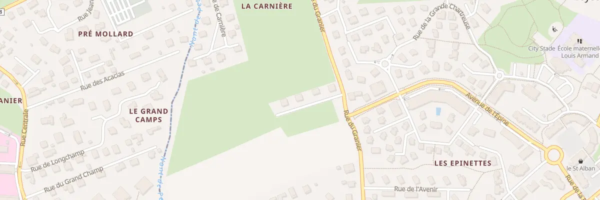 Plan du 739 Rue du Granier à Saint-Alban-Leysse
