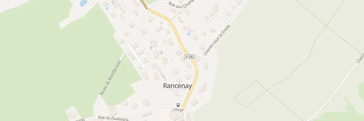 Plan du 7 Rue de Lavaux à Rancenay