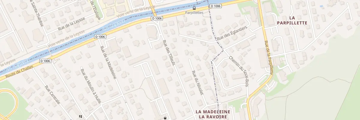 Plan du 7 Rue des Tilleuls à Barberaz