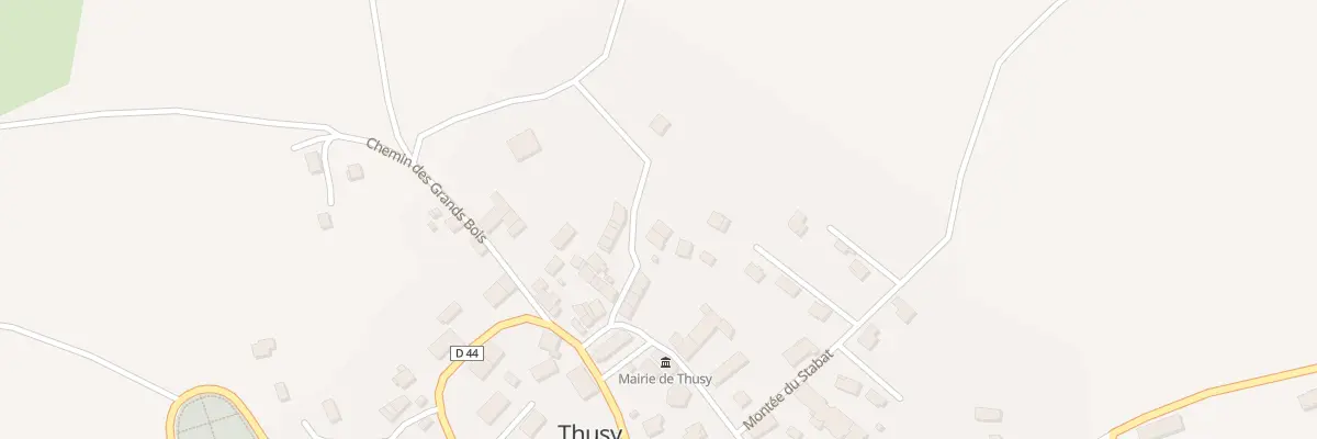 Plan du 110 Mte des Devins à Thusy