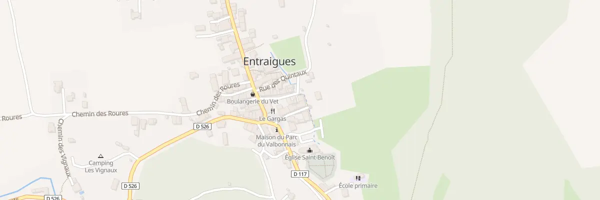 Plan du 60 Rue des Fourneaux à Entraigues