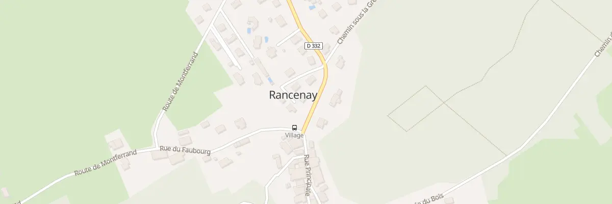 Plan du 3C Rue de Lavaux à Rancenay