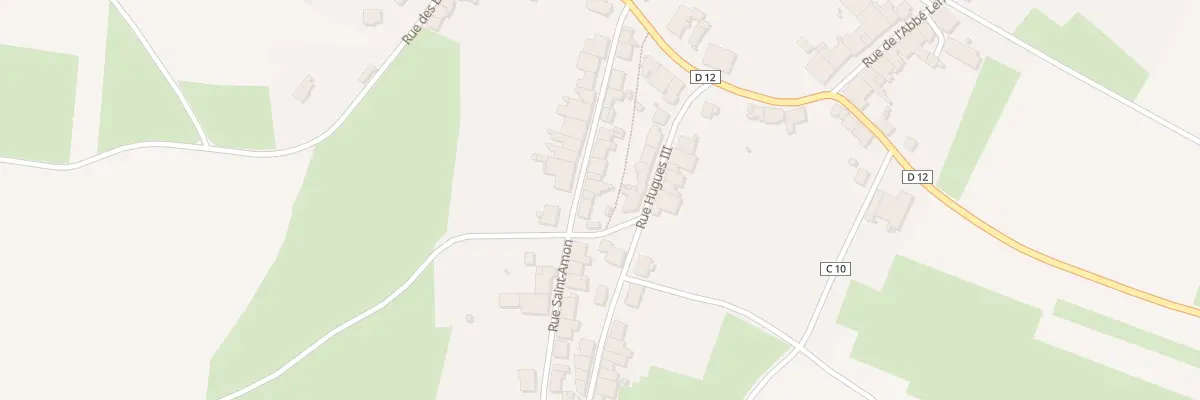 Plan du 21 Rue Saint Amon à Favières