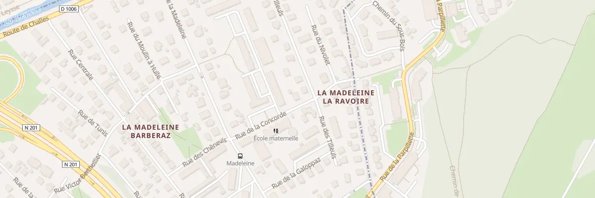 Plan du 3 Rue de la concorde à Barberaz