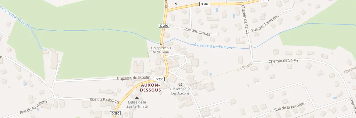 Plan du 3 Rle du Sabotier aux Auxons