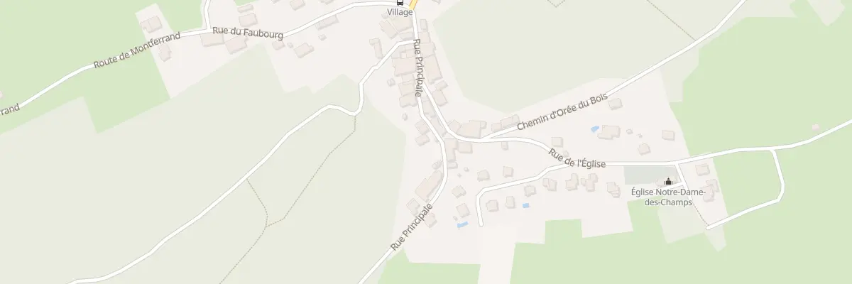Plan du 20 Rue Principale à Rancenay