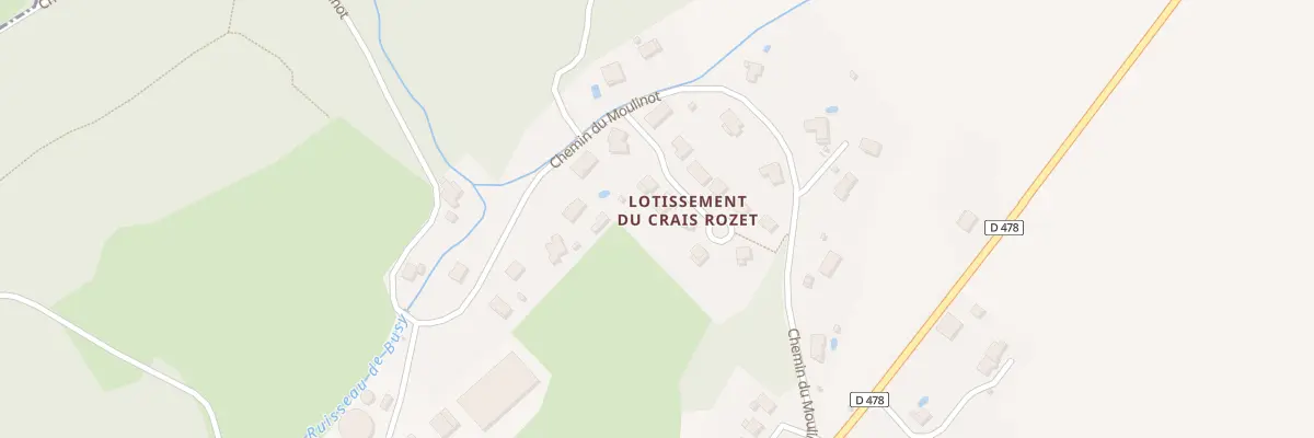 Plan du 4 Chem du Crais Rozet à Busy