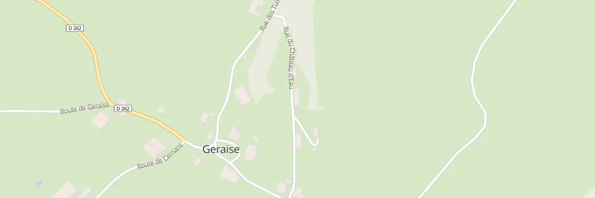 Plan du 5 Rue du Château d’Eau à Geraise