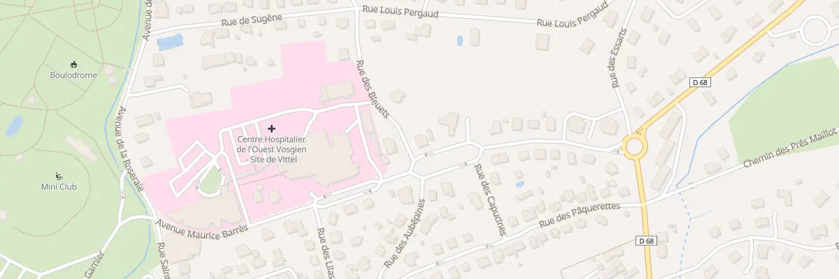 Plan du 327 Av Maurice Barrés à Vittel