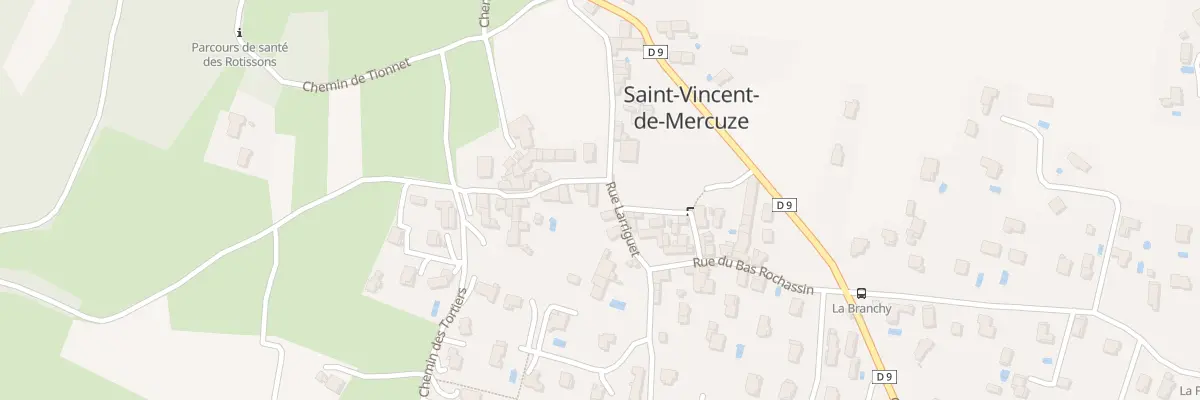 Plan du 190 Rue Larriguet à Saint-Vincent-de-Mercuze
